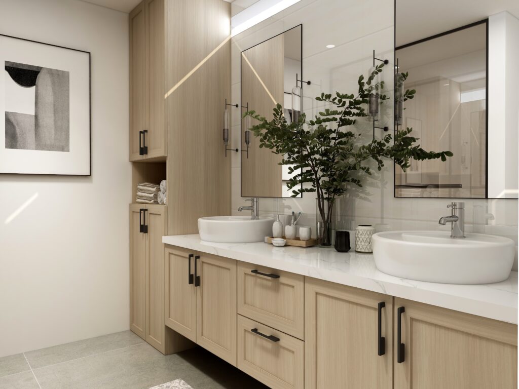 modern bathroom remodel
