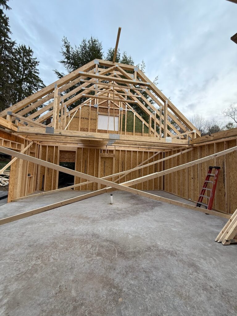 frame work for new construction